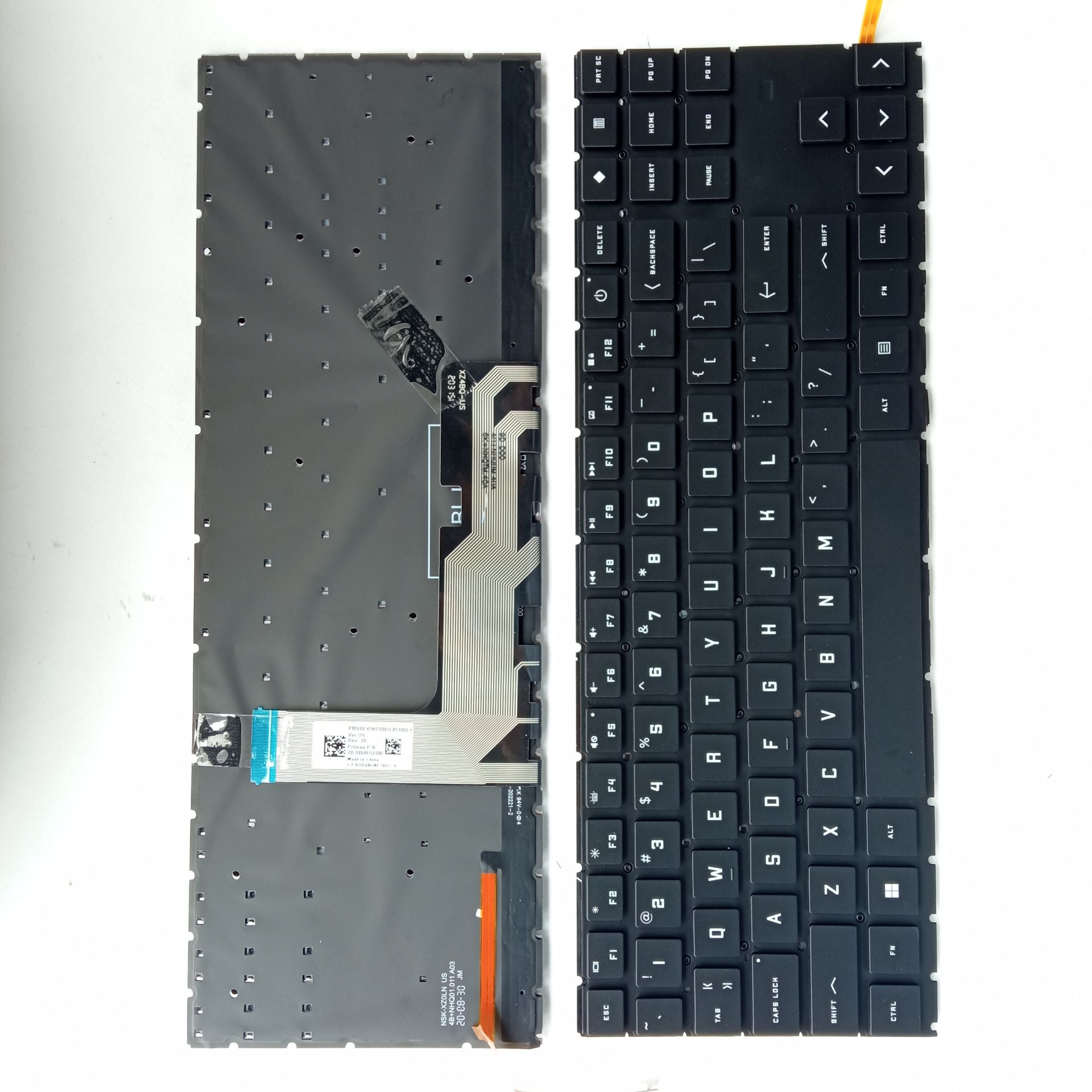 Picture of New Replacement Laptop Keyboard For HP 15-EN/15-EK BLACK Backlit (OEM) US Layout